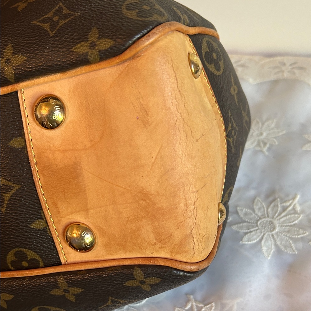 Louis Vuitton Tan and Brown Monogram Shoulder Bag - Picture 11 of 16
